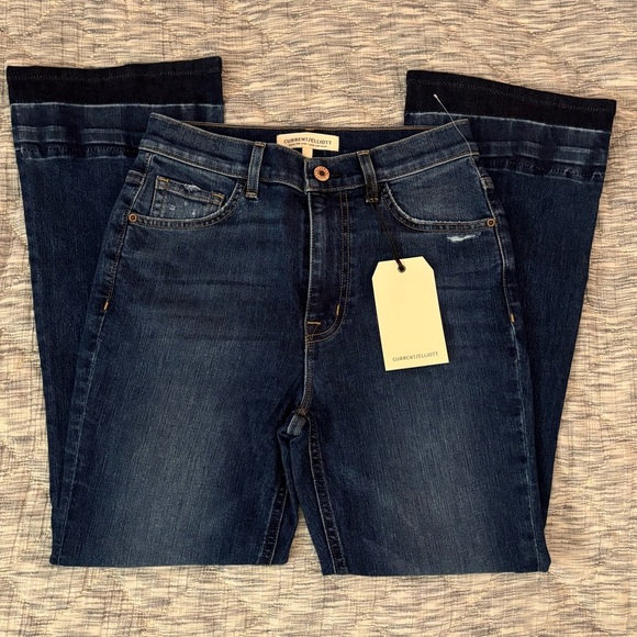 Current/Elliot The Boulevard Mid Rise Crop Bootcut Jeans Sz 26 NWT | Bootcut - - Picture 2 of 11